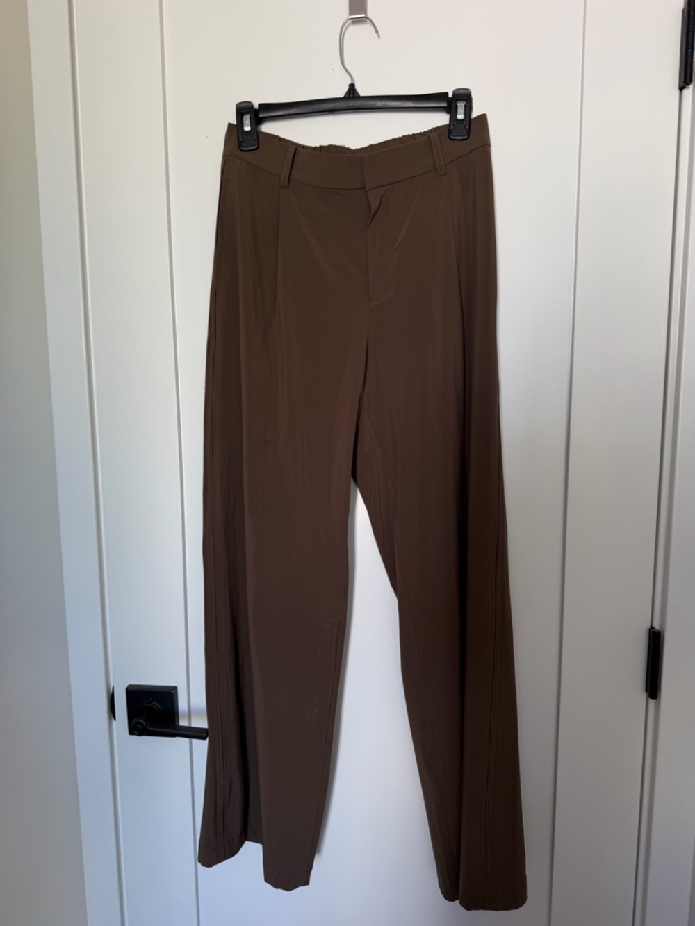 Vuori women’s Brown villa trousers - Wide Leg length short